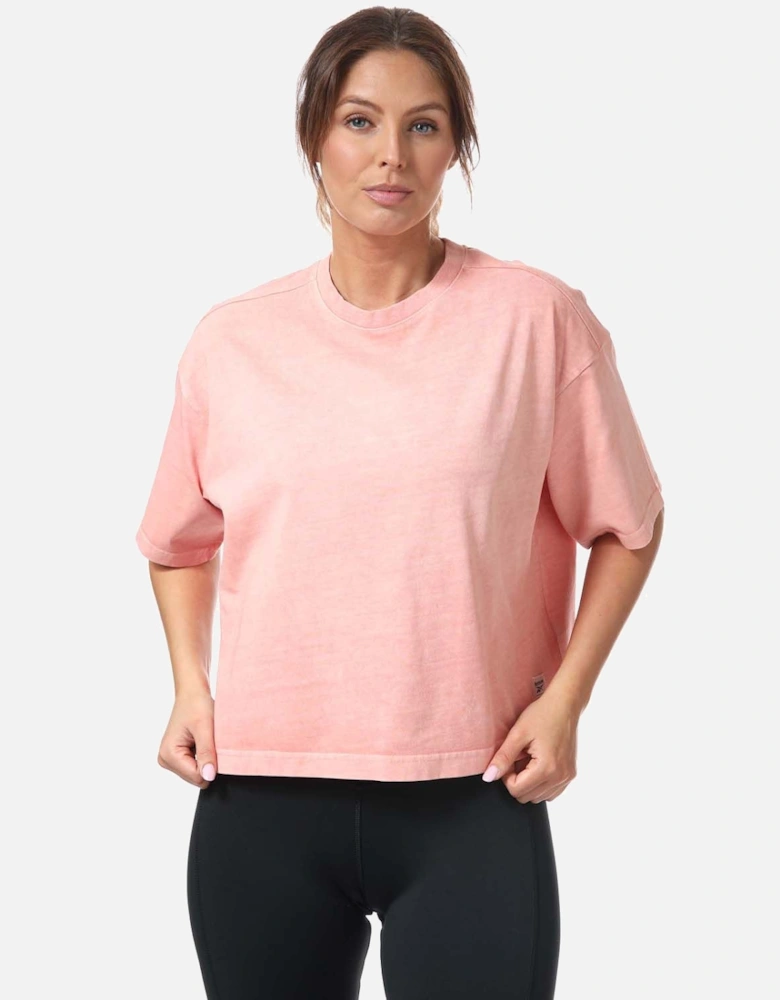 Womens Classics Natural Dye Cropped T-Shirt