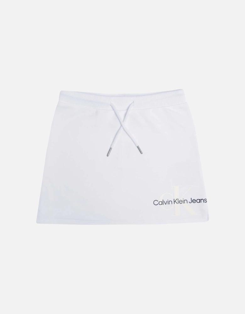 Junior Girls Reflective Monogram Skirt