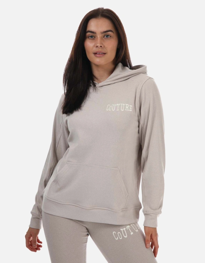 Womens Ribbed Varsity Hoody