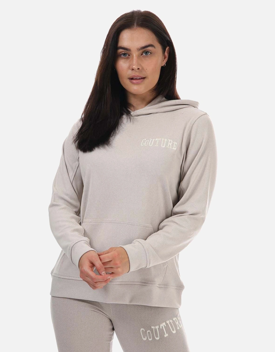 Womens Ribbed Varsity Hoody