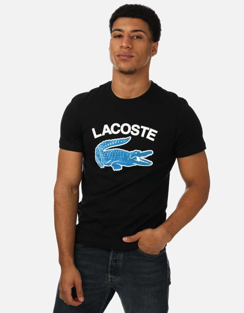 Mens Crocodile Print T-Shirt