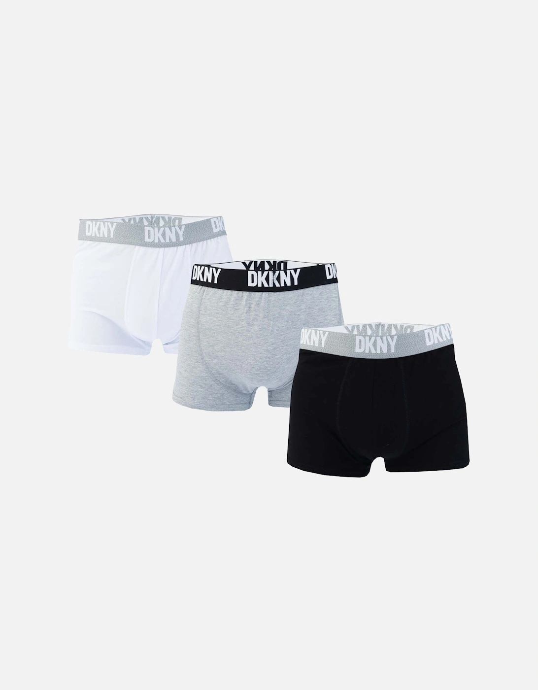 Mens Seattle 3 pack Trunk Boxer Shorts, 3 of 2
