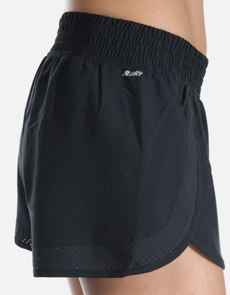 Womens Printed Fast Split Shorts