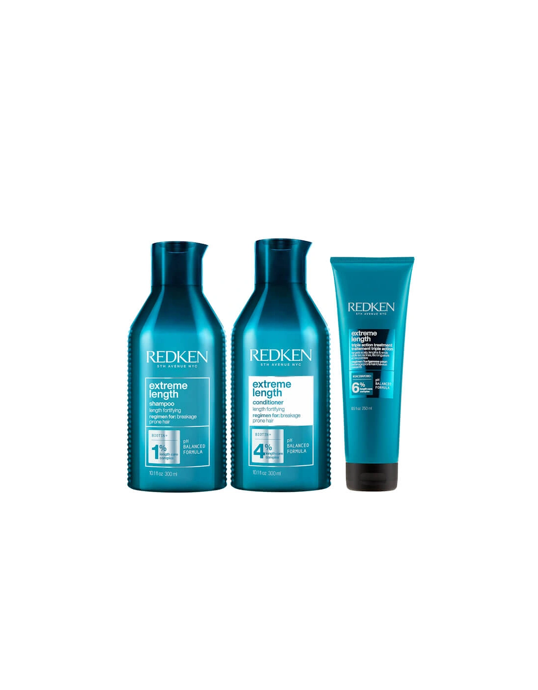 Extreme Length Shampoo, Conditioner and Triple Action Treatment Mask Trio Bundle, 2 of 1