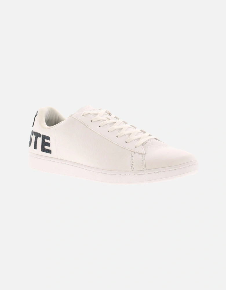 Mens Trainers Carnaby Evo Leather Lace Up white black UK Size