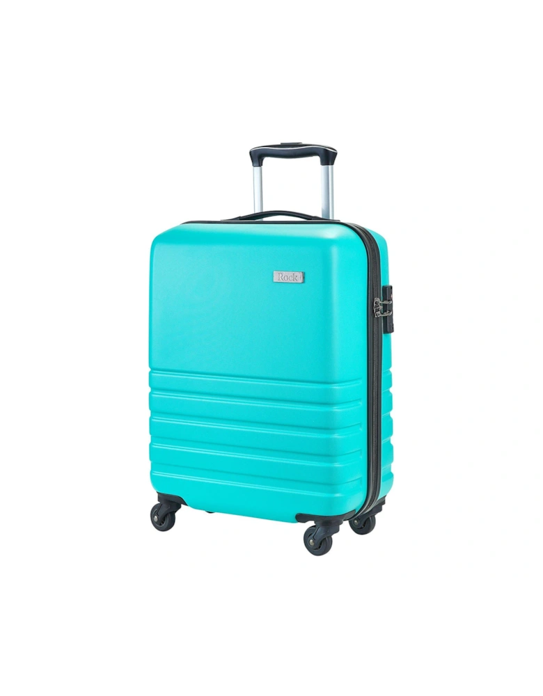 Bryon 4 Wheel Hardshell TSA Cabin Suitcase - Turquoise