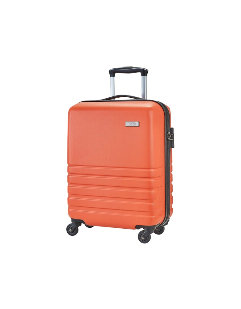 Bryon 4 Wheel Hardshell Cabin TSA Suitcase - Orange
