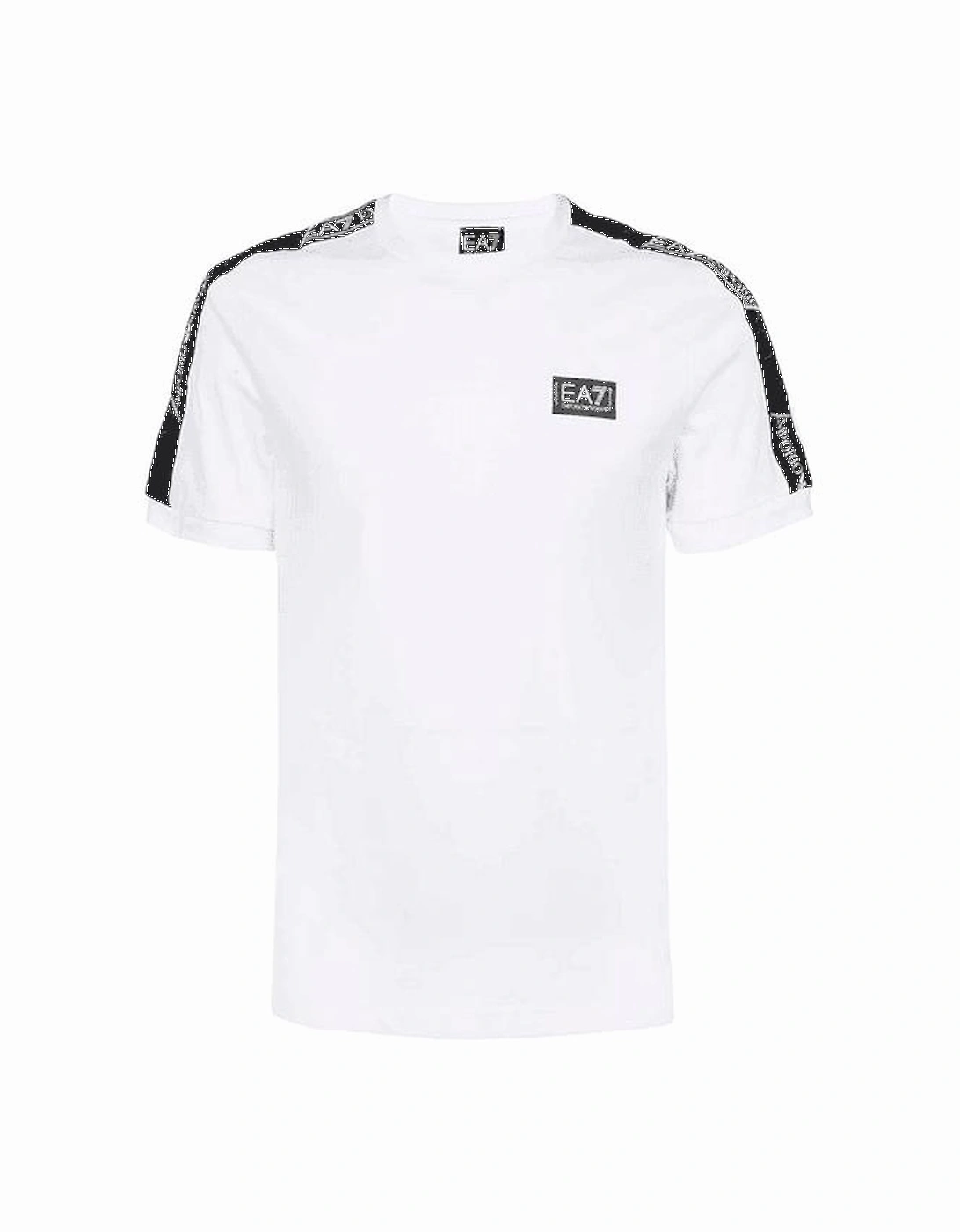 Cotton Tape Logo White T-Shirt, 4 of 3