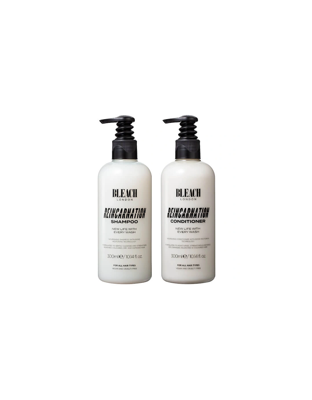 Bleach Reincarnation Shampoo and Conditioner 300ml Bundle, 2 of 1