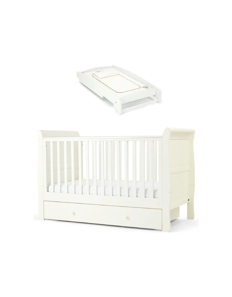 Mia Cot Bed & UBS - White