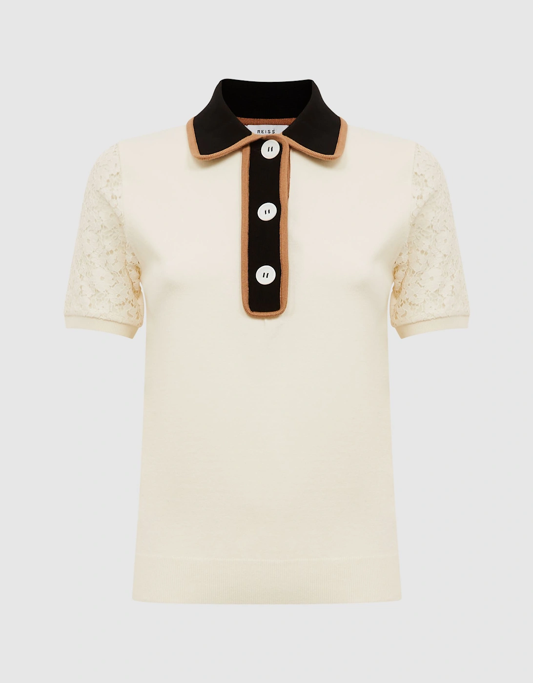 Lace Back Polo, 2 of 1