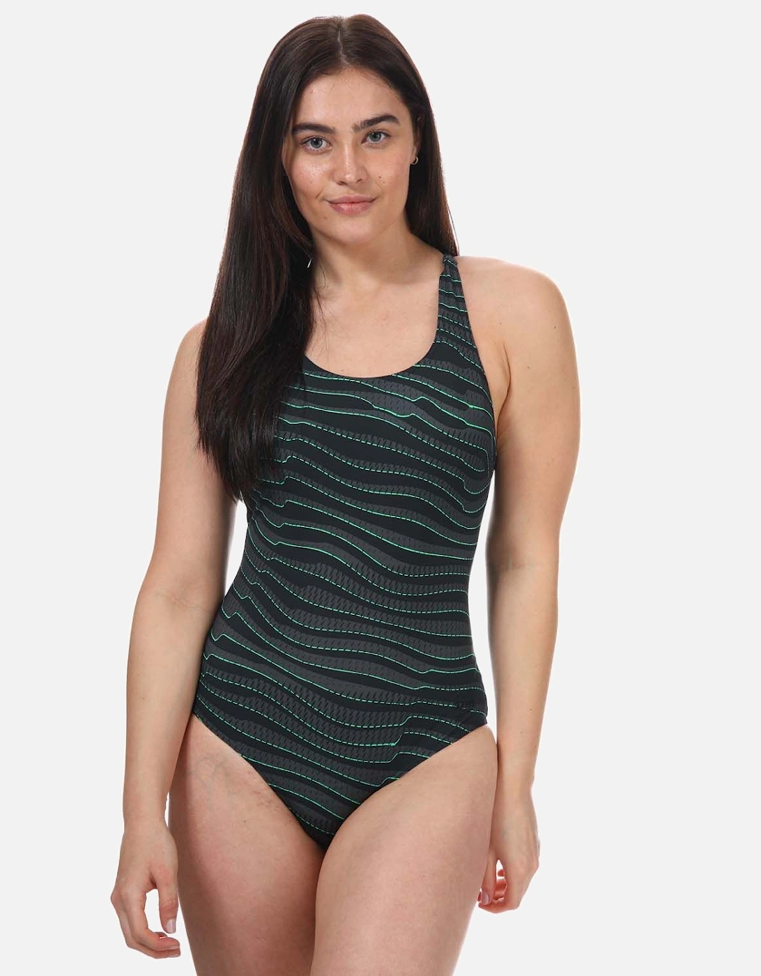 Womens Sculpture Calypso Printed Swimsuit, 7 of 6