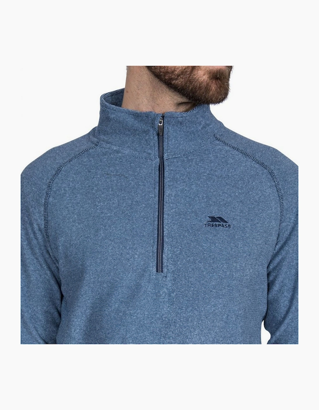 Trespass Men's Green Keynote Anti Pilling 1/4 Zip Fleece Top - : Xs