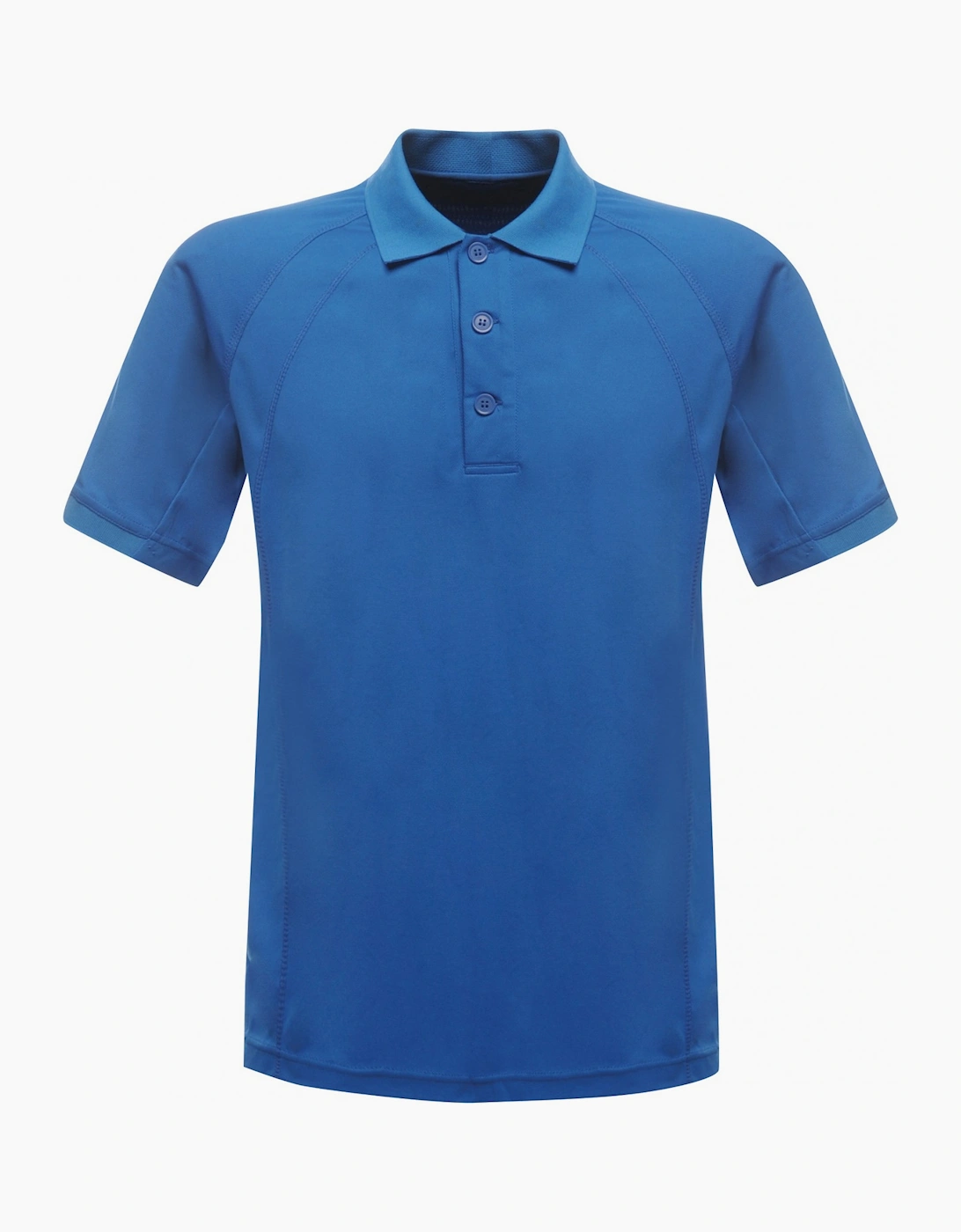 Regatta Men's Blue Hardwear Coolweave Short Sleeve Polo Shirt - Size: 40