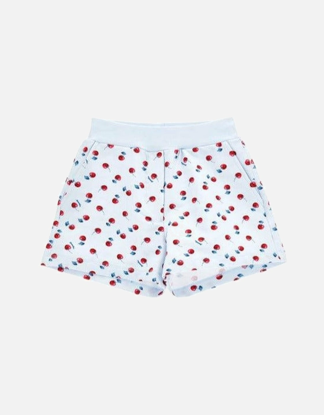 Girls Blue Cherry Shorts, 4 of 3