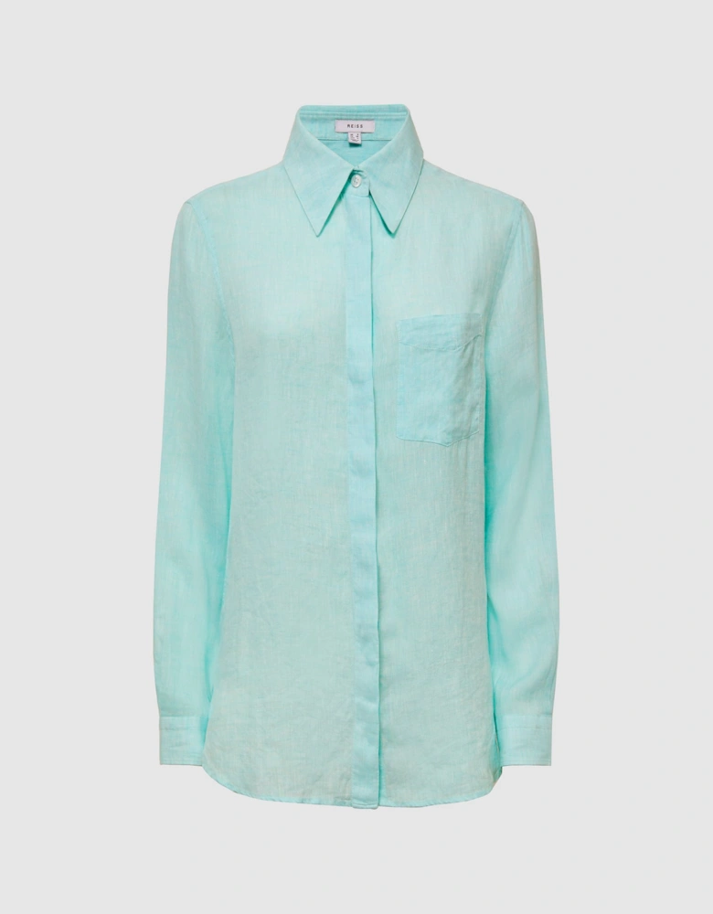 Linen Long Sleeve Shirt