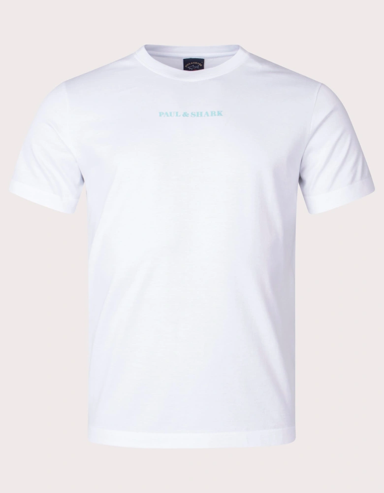Contrast Logo Knitted T-Shirt