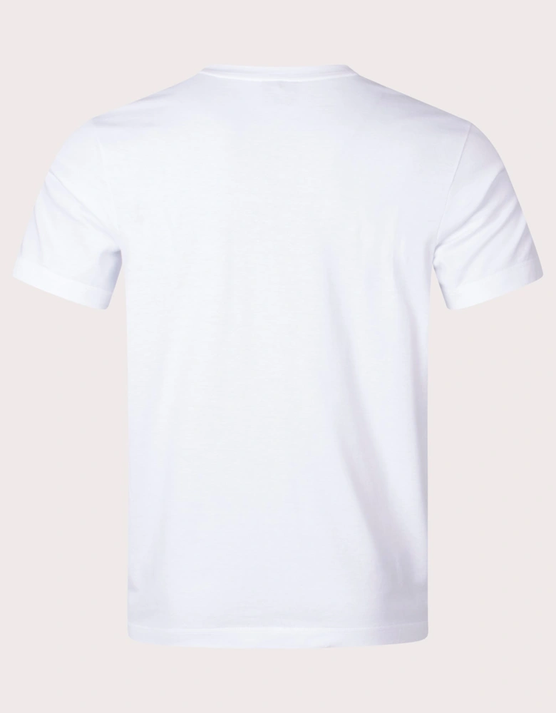 Contrast Logo Knitted T-Shirt