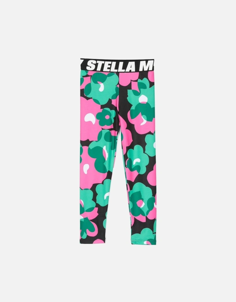Girls Sport Leggings Black