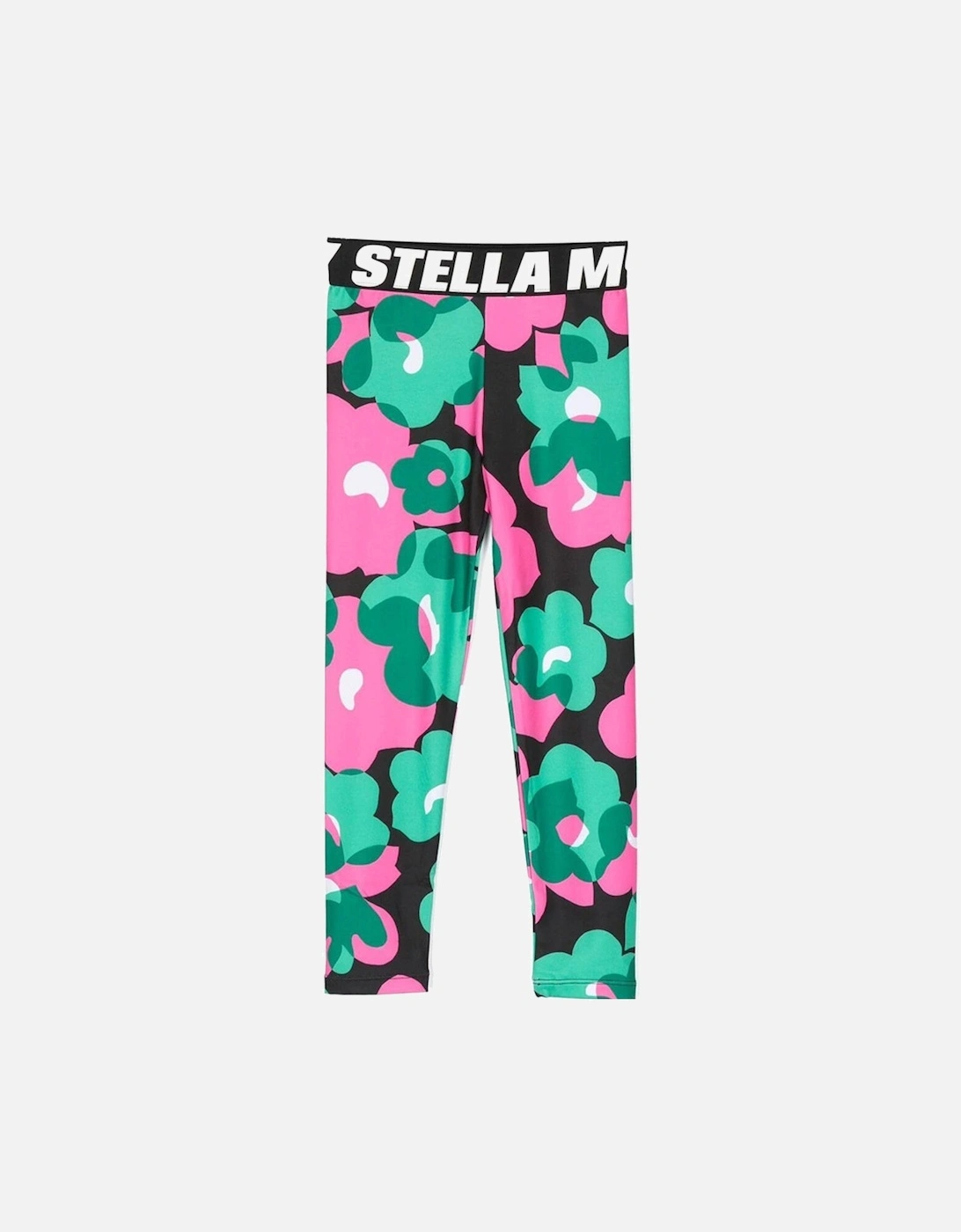 Girls Sport Leggings Black, 3 of 2