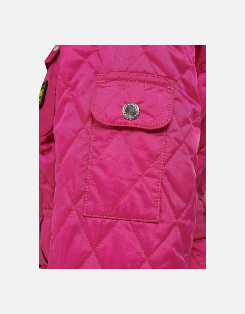 Internatinal girl's Cerise Flyweight Quilted Jacket