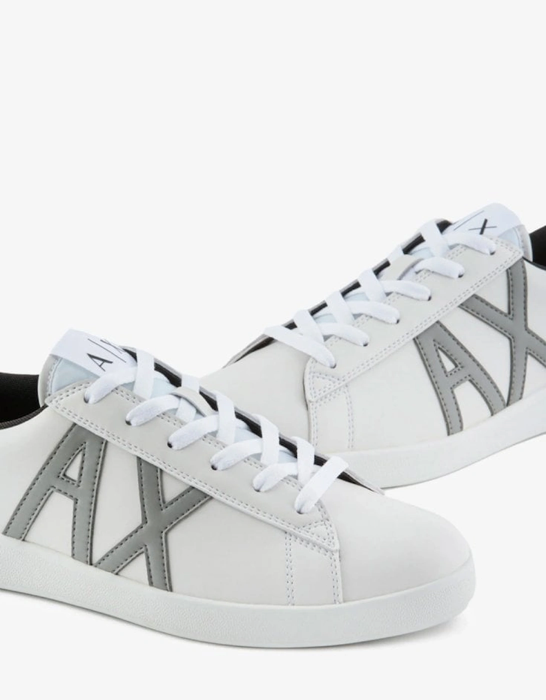 Leather Sneaker White/grey