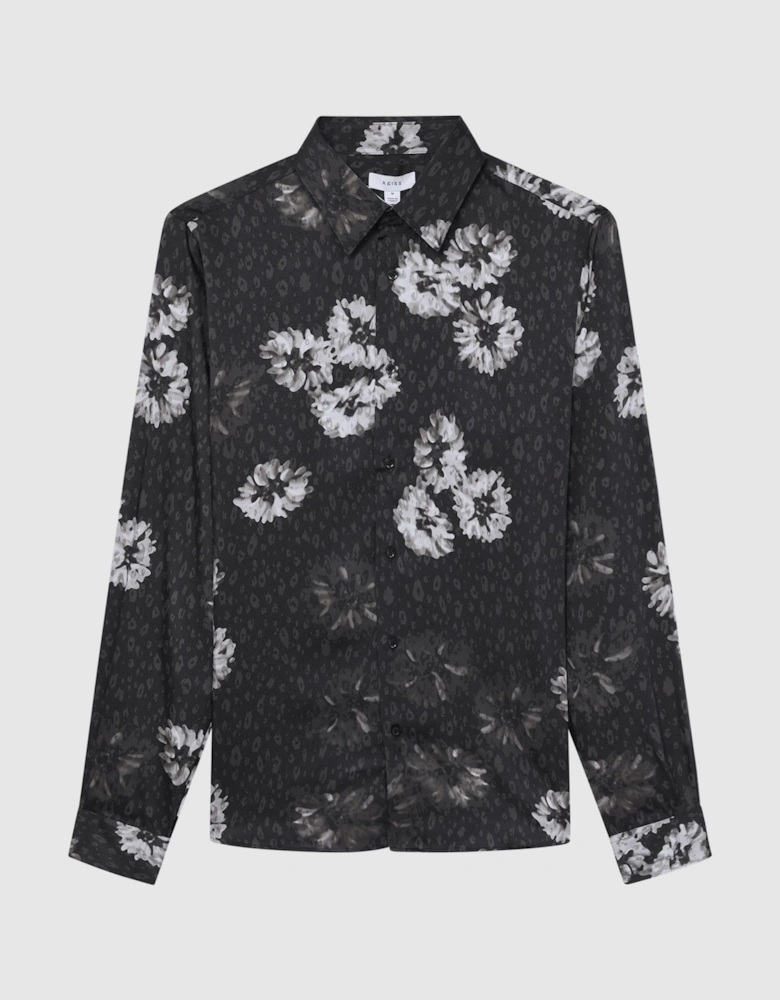 Floral Print Long Sleeve Shirt