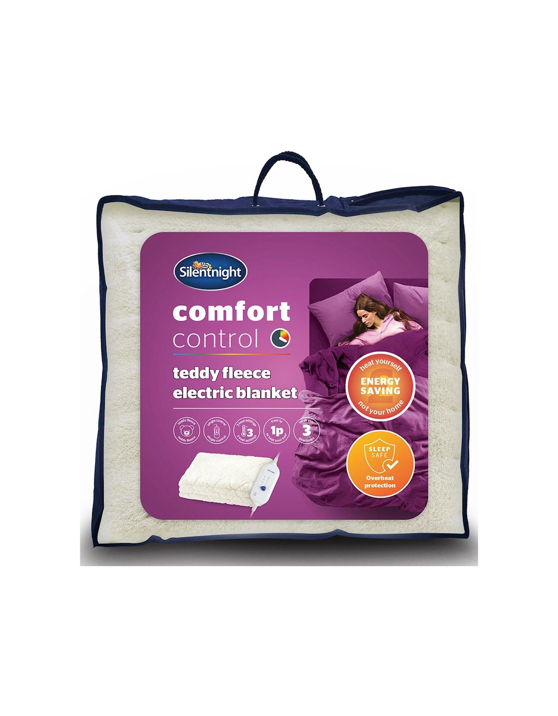 Fleece Comfort Control Electric Blanket, 2 of 1