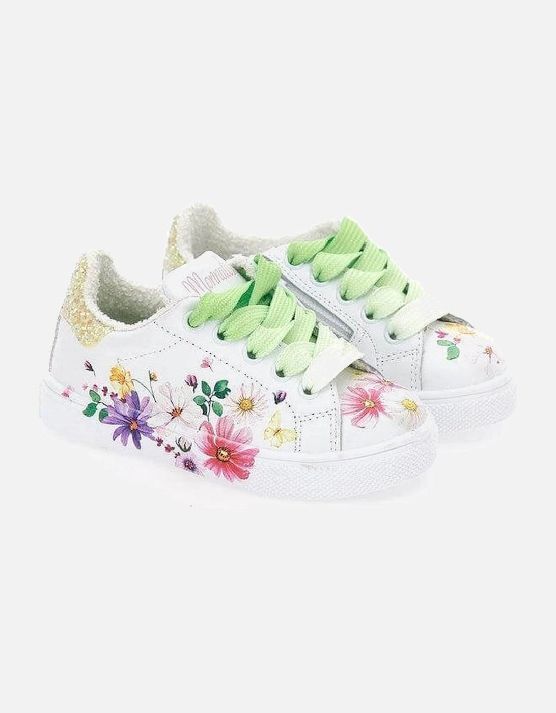 Girls Floral Trainer, 5 of 4