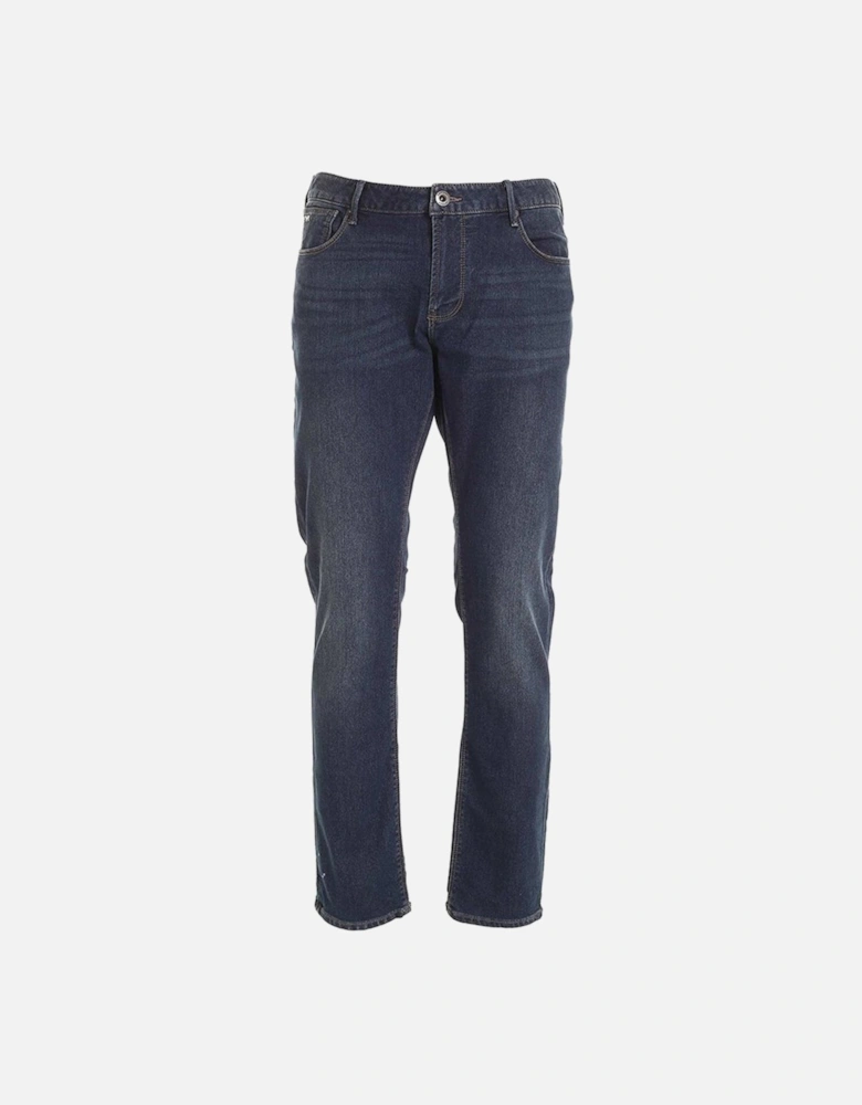 Emporio J06 slim fit mid wash jeans