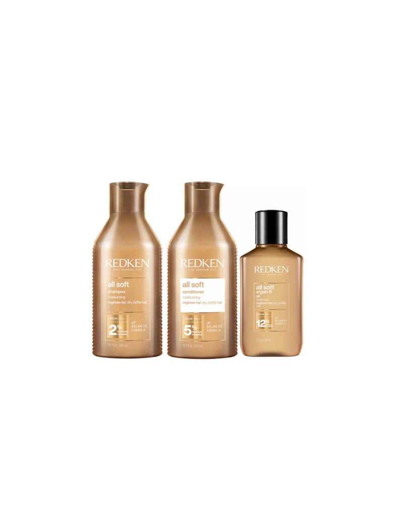 Ultimate All Soft Trio Pack (3 Products) - Redken