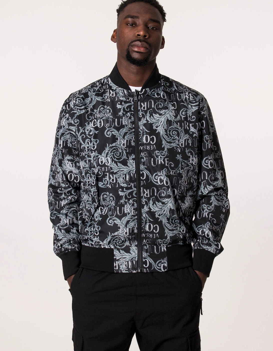 Reversible Couture Logo Print Jacket, 9 of 8