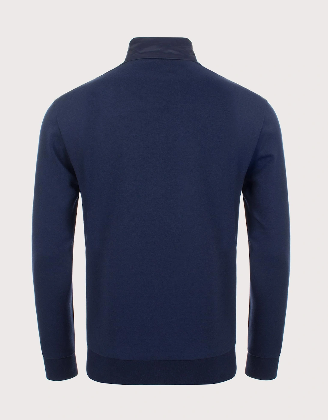 Relaxed Fit Quilted Hybrid Sweatshirt/Jacket