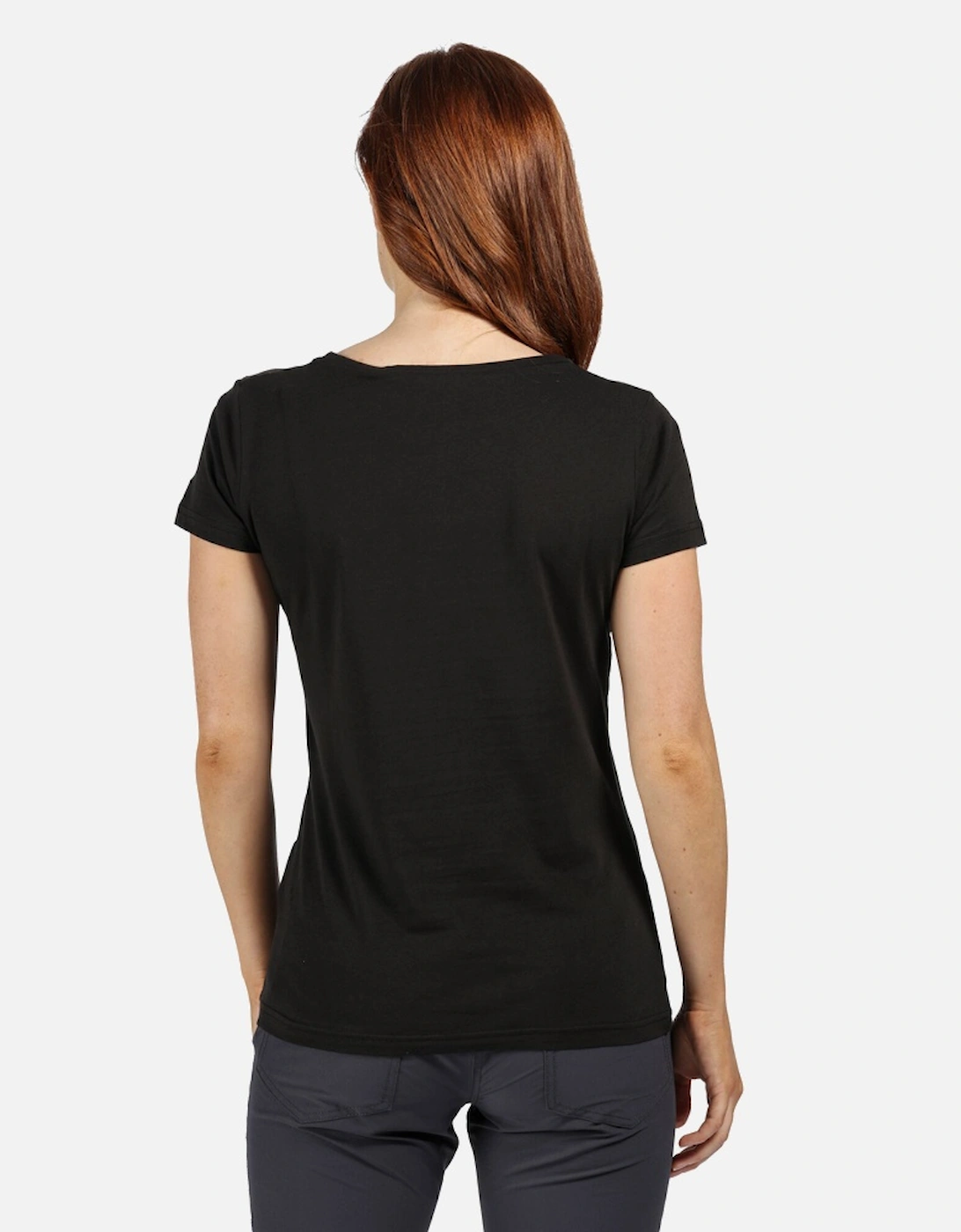 Womens Carlie Coolweave Cotton Casual Jersey T Shirt