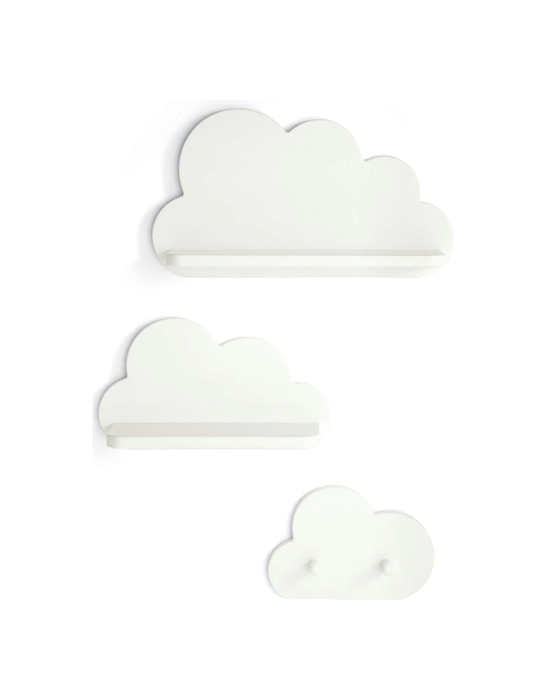 Cloud Shelves - White, 2 of 1