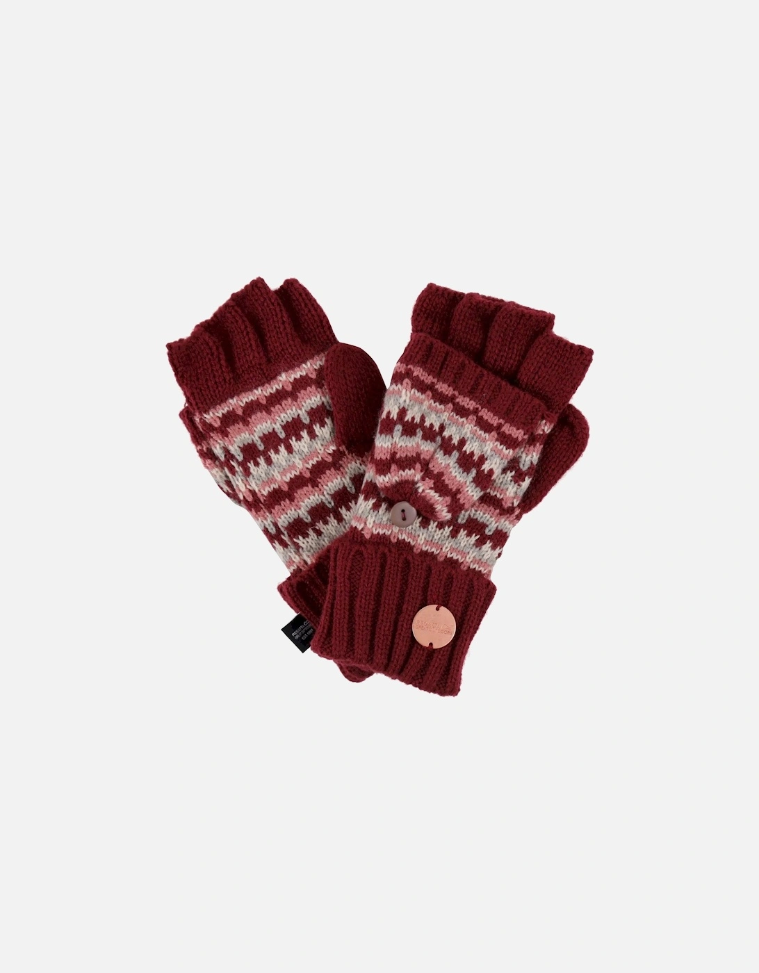 Childrens/Kids Baneberry Knitted Fingerless Gloves, 4 of 3