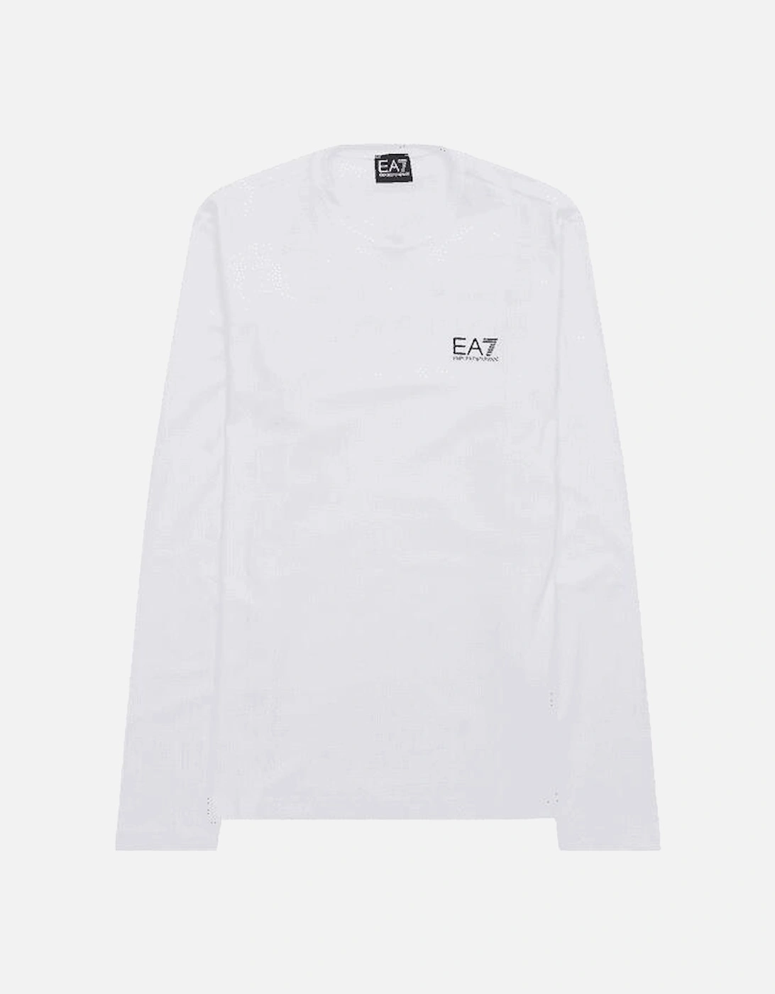 Cotton Printed Rear Logo White T-Shirt, 4 of 3