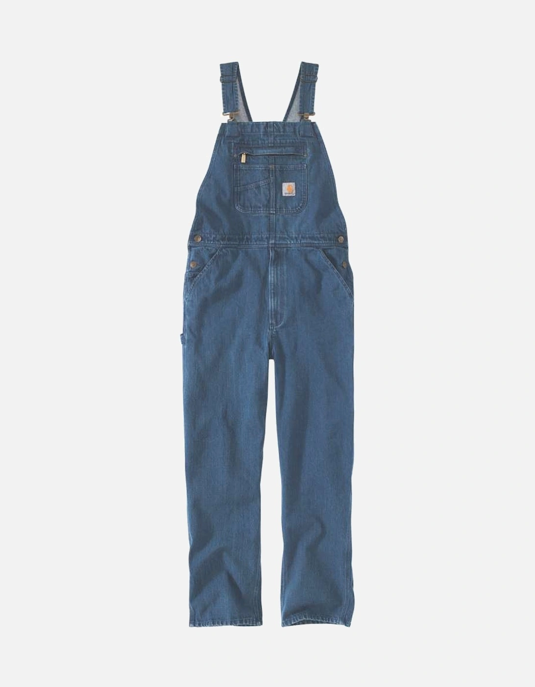 Carhartt Mens Loose Fit High Back Denim Bib Overalls, 3 of 2