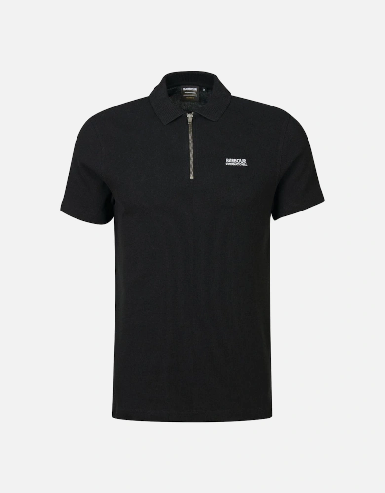 Men's Black Gauge Polo Shirt