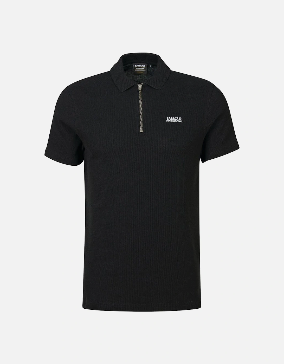 Men's Black Gauge Polo Shirt, 3 of 2