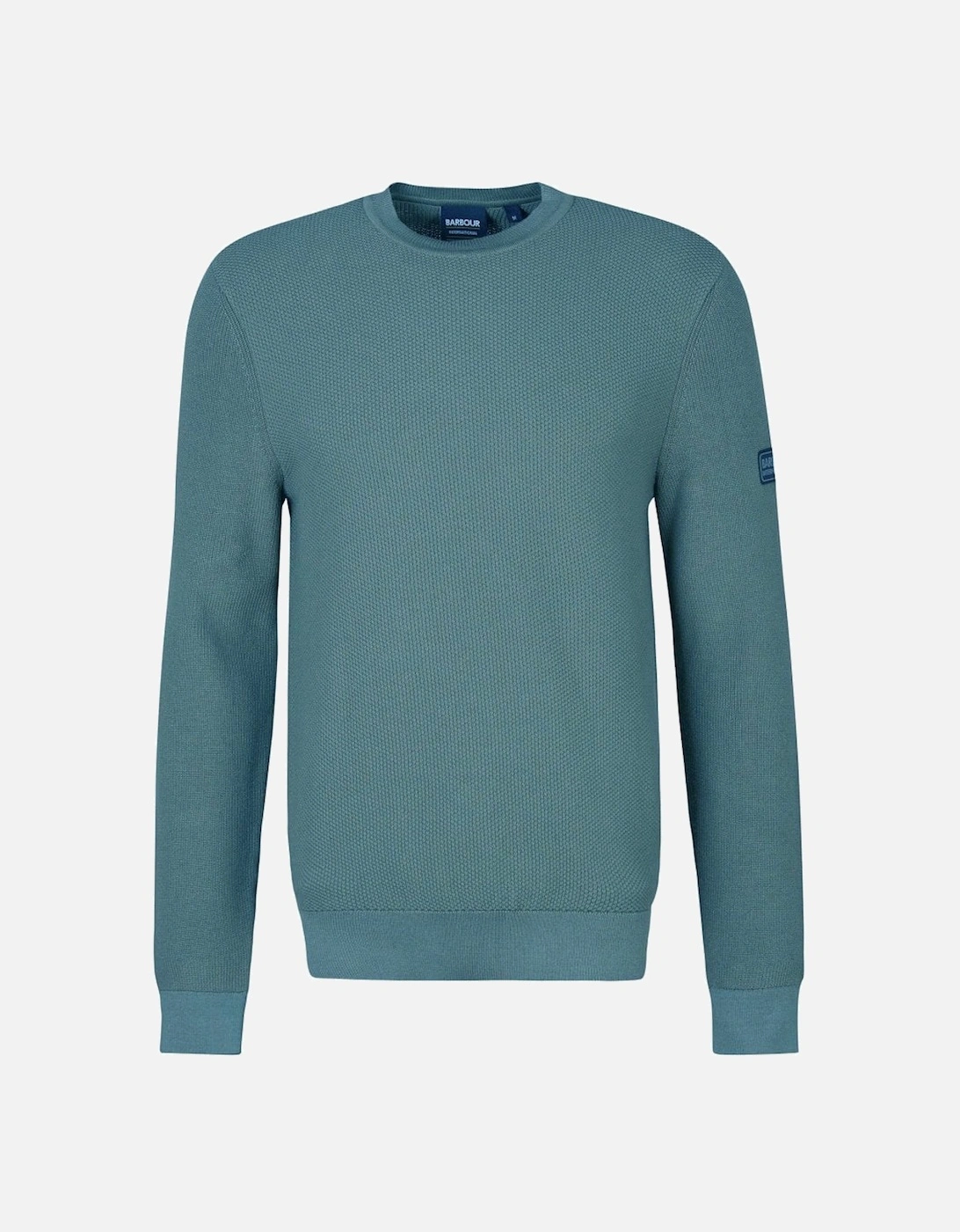 Men's Blue Knitted Drive Jumper., 3 of 2