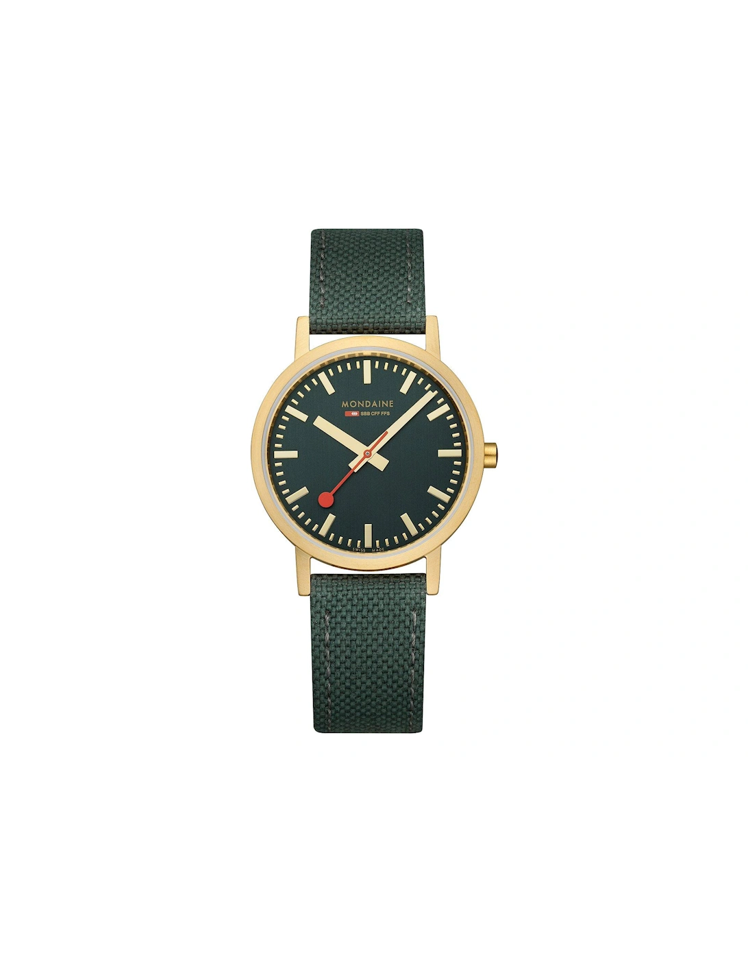Classic Golden 36mm Case Forest Green Watch, 2 of 1