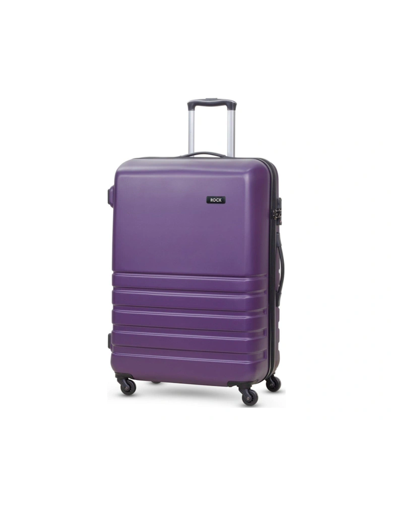 Byron 4 Wheel Hardsell Large Suitcase - Purple