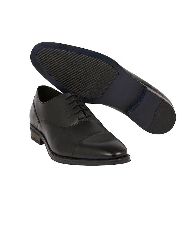 Mens Leather Toe Cap Oxford Shoes