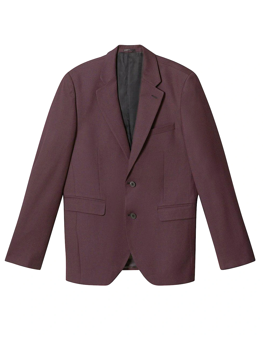 Mens Micro Textured Skinny Suit Jacket, 3 of 2