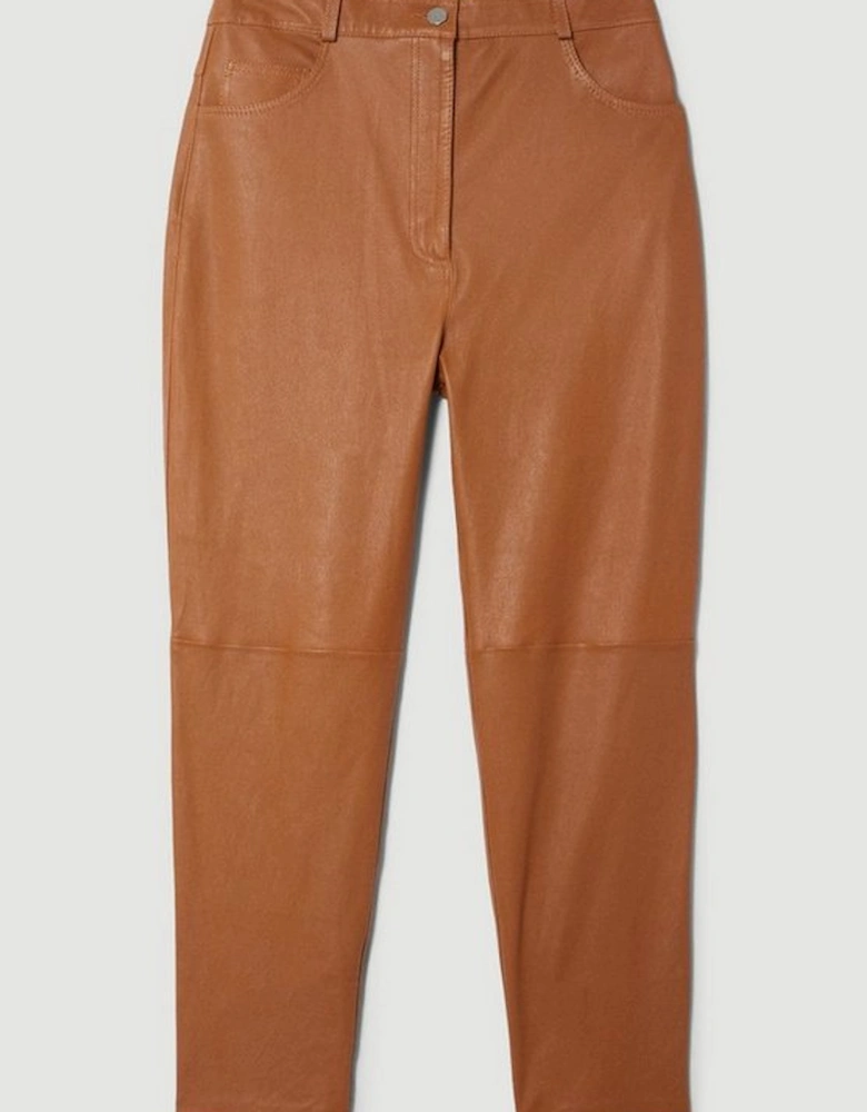 Lydia Millen Stretch Leather Slim Leg Trousers