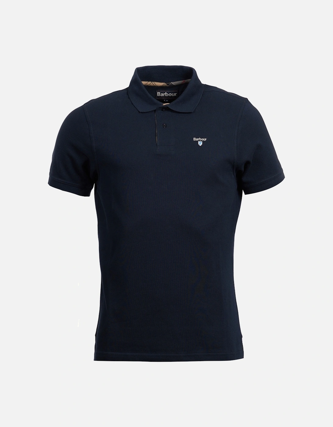 Tartan Pique Polo Shirt New Navy, 6 of 5