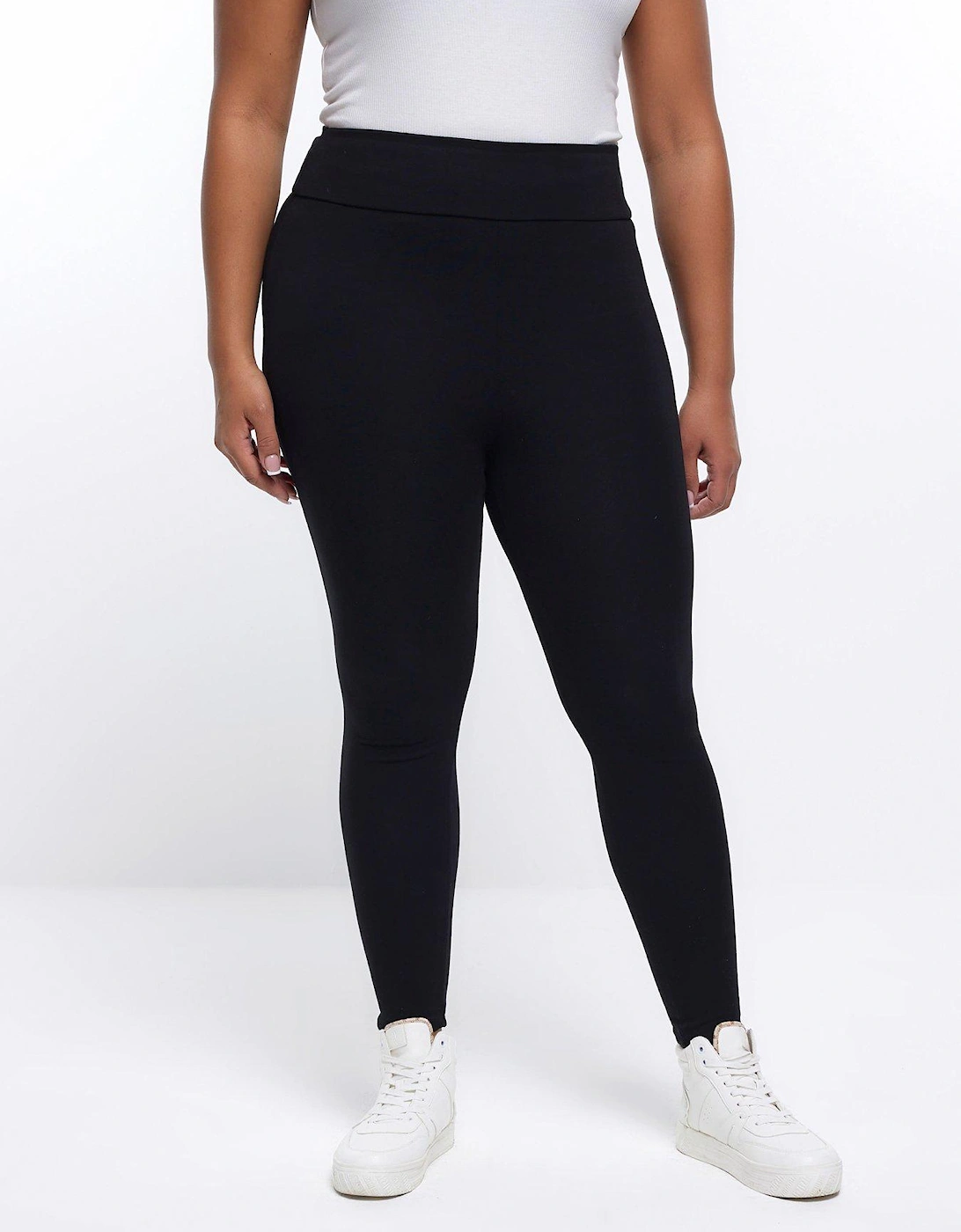 High Waisted Jersey Legging - Black, 7 of 6