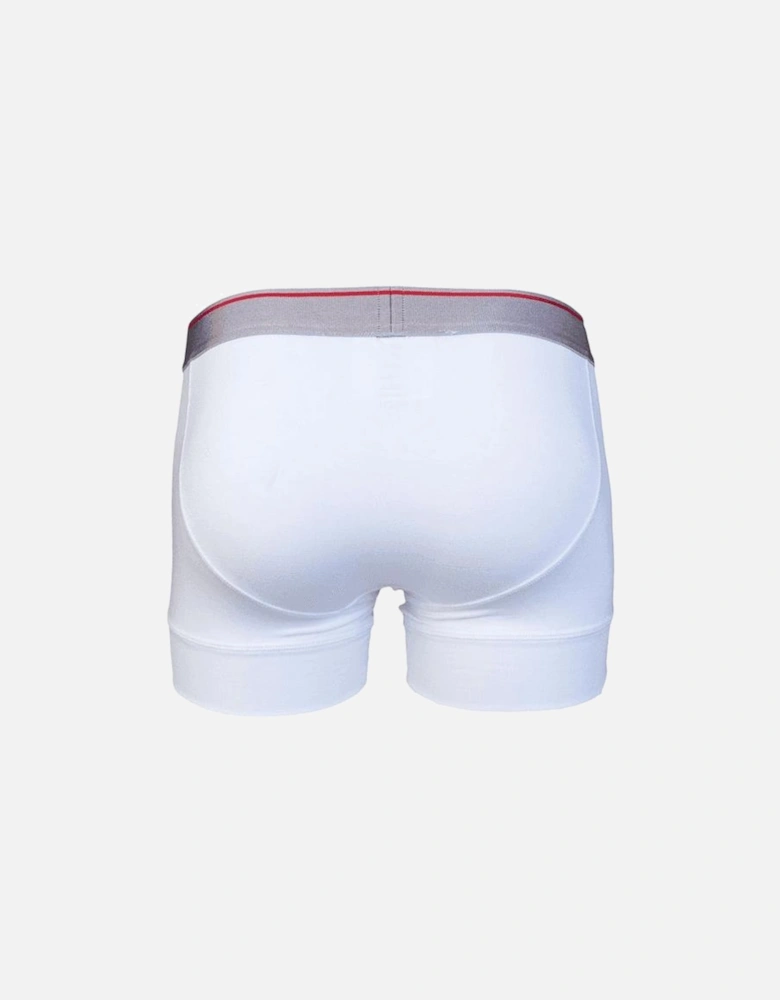 Cotton 2Pack White/Red Boxers