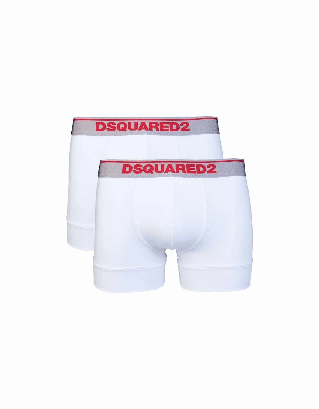 Cotton 2Pack White/Red Boxers, 3 of 2